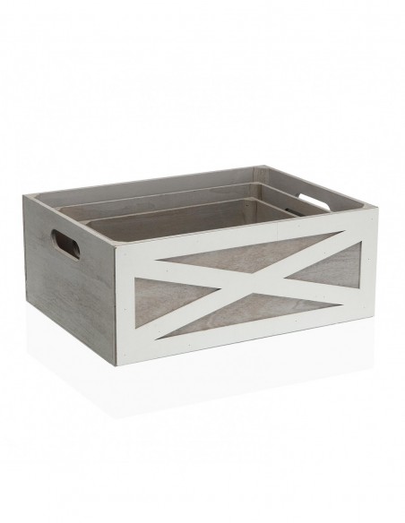 SET DE 3 CAJAS DE MADERA