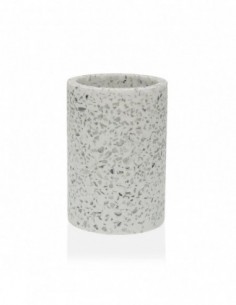 PORTACEPILLOS TERRAZO WHITE