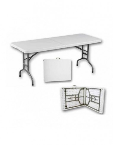 Mesa colectividad rectangular maleta