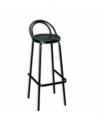 Taburete alto respaldo