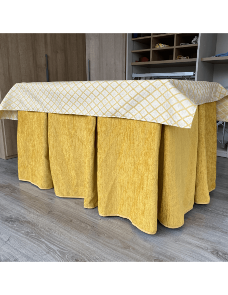 Ropa Doble Grueso Mostaza con Tapete Libano Mostaza