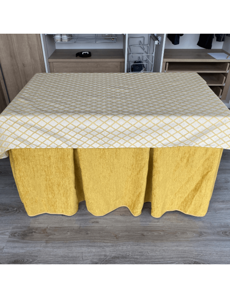 Ropa Doble Grueso Mostaza con Tapete Libano Mostaza