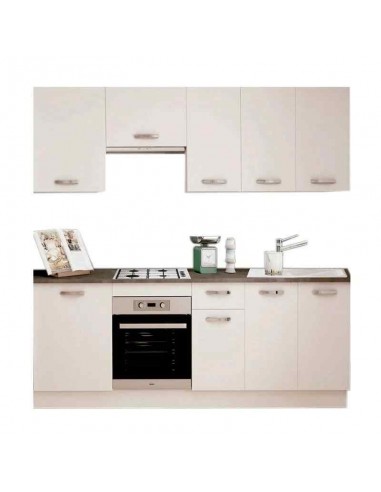 Cocina Kit Modular 240 cm color Blanco Cocina Kit Modular 240 cm color Blanco