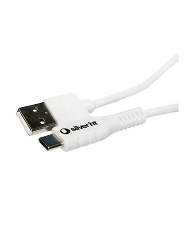 CABLE SILVER HT USB 2.0 - USB TIPO C MACHO-MACHO 1.5M BLANCO