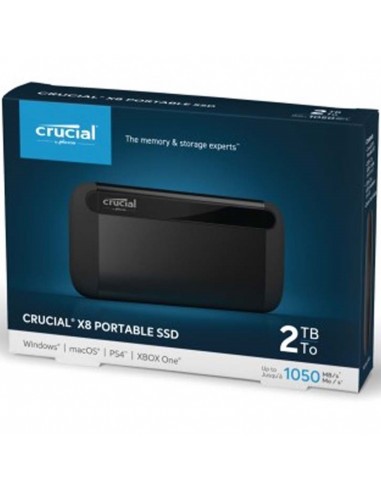 DISCO DURO EXTERNO HDD SSD CRUCIAL X8...