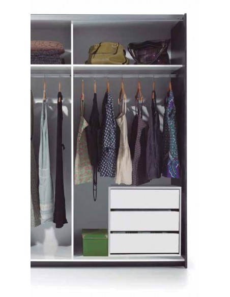 Cajonera 60cm de Armario con 3 Cajones