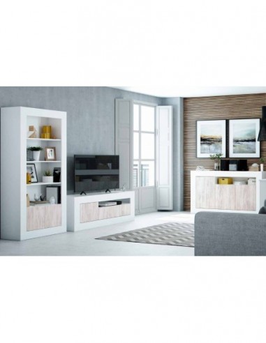 Estanteria 2 Puertas y 4 Baldas