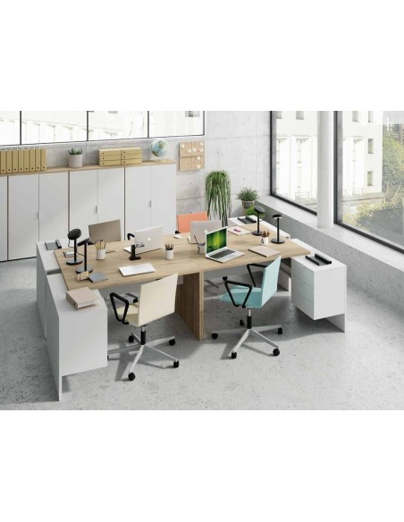 Mesa Despacho con Buc 3 Cajones 203cm