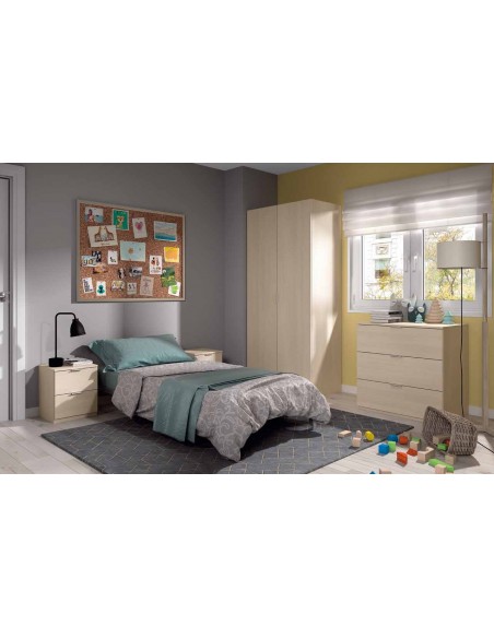 Mesita 2 Cajones Blanco