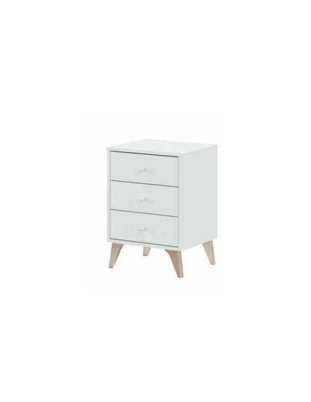 Mesita de Noche 3 Cajones