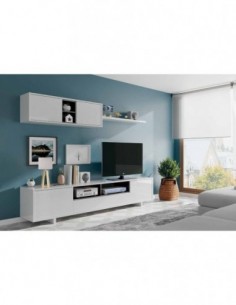 Salon TV Completo 200cm Blanco