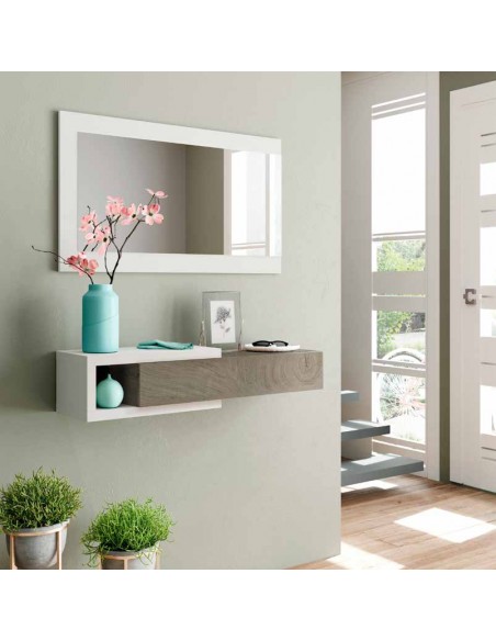 Recibidor 1 Cajón + Espejo