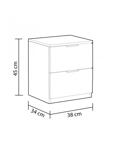 Mesita 2 Cajones Cambrian