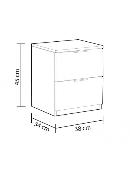 Mesita 2 Cajones Cambrian