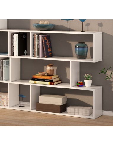 Estantería Baja Moderna Blanco