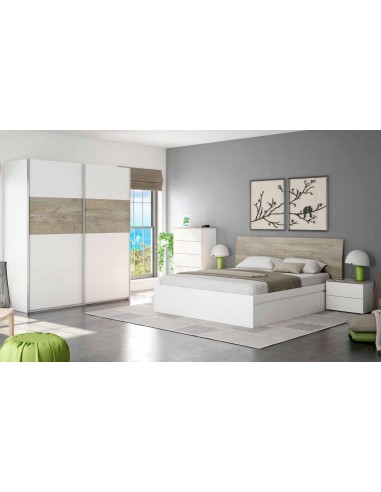 Cabecero + 2 Mesitas con 2 Cajones