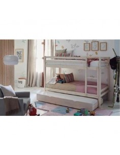 Litera de Pino con cajon...