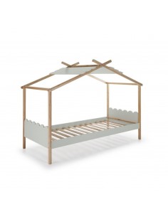 Cama Cabaña de Madera de... 2