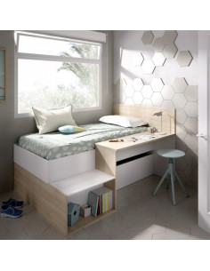 Cama Compacta + Escritorio...