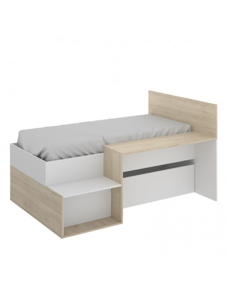 Cama Compacta + Escritorio modelo Checa