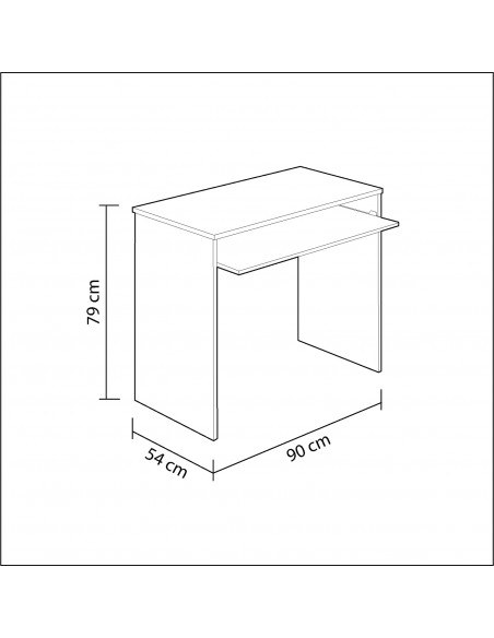 Mesa ordenador blanco Modelo Child