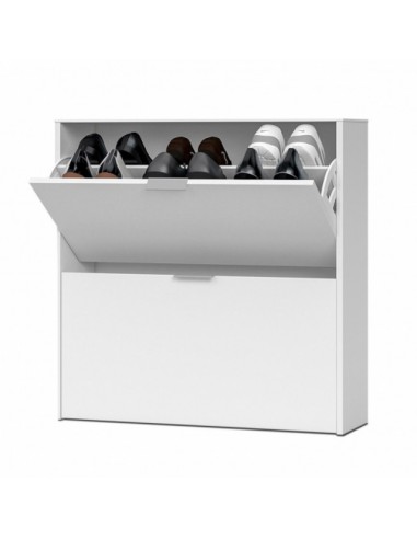 Zapatero 2 Puertas Abatibles Blanco