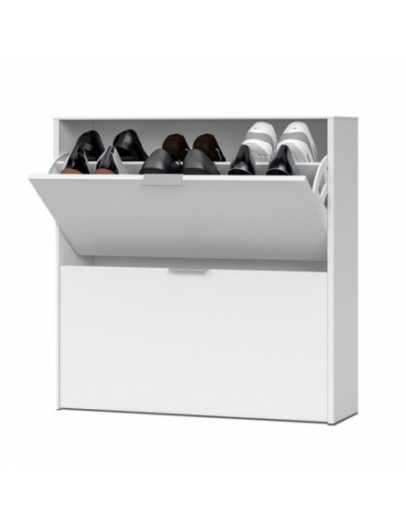 Zapatero 2 Puertas Abatibles Blanco