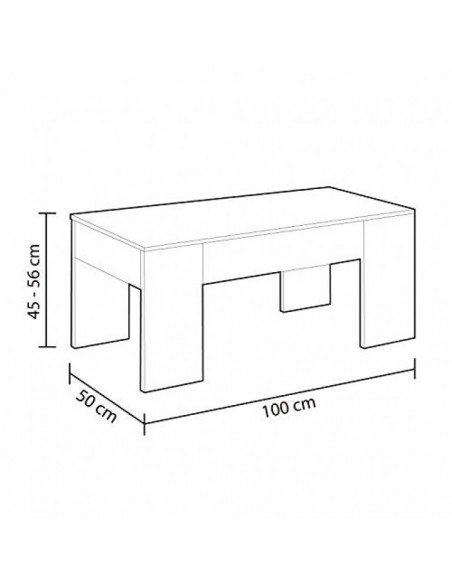 Bones Mesa centro elevable