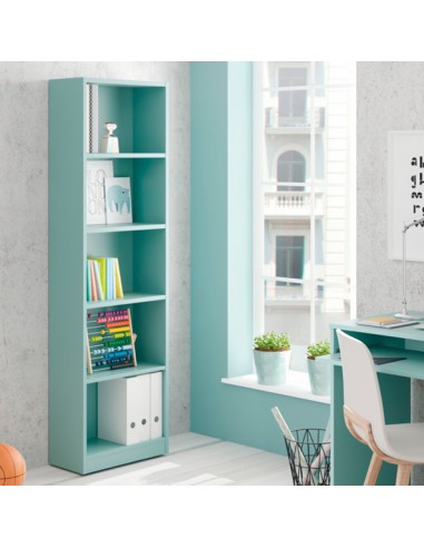 Estanteria Juvenil de 5 Baldas Verde