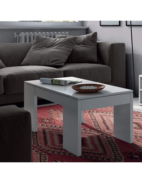 FLOW Mesa Centro Elevable Blanco Modelo Forbes