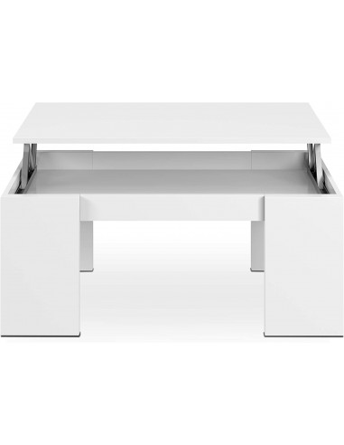 FLOW Mesa Centro Elevable Blanco...