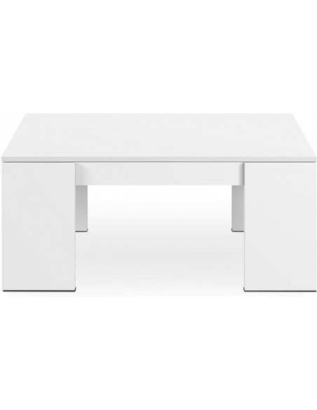 FLOW Mesa Centro Elevable Blanco Modelo Forbes