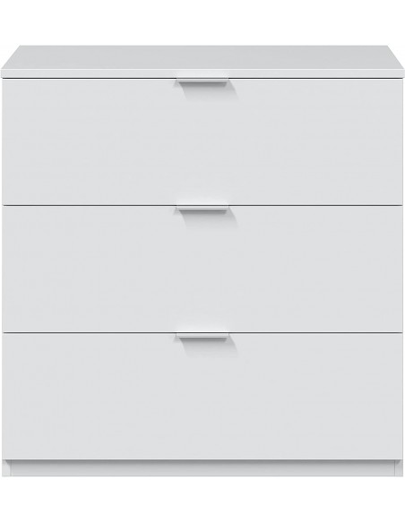 Cómoda 3 Cajones Color Blanco