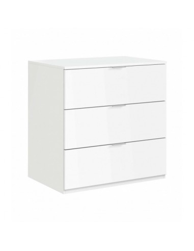 Cómoda 3 Cajones Color Blanco
