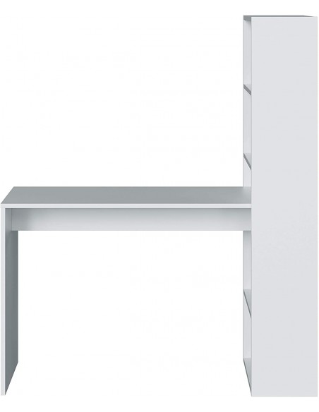 Escritorio y Estantería Reversible Blanco