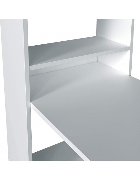 Escritorio y Estantería Reversible Blanco