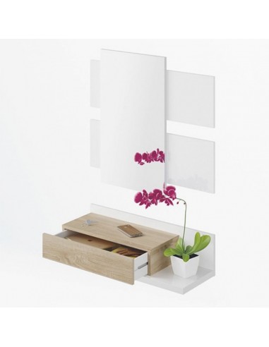 Recibidor con 1 Cajón + Espejo