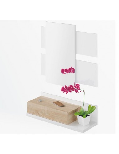 Recibidor con 1 Cajón + Espejo