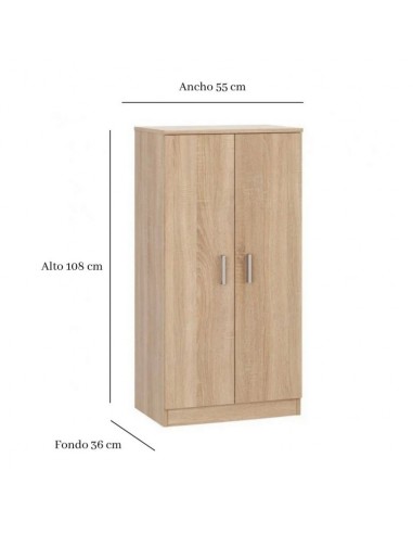 Zapatero Armario de 2 Puertas Cambrian