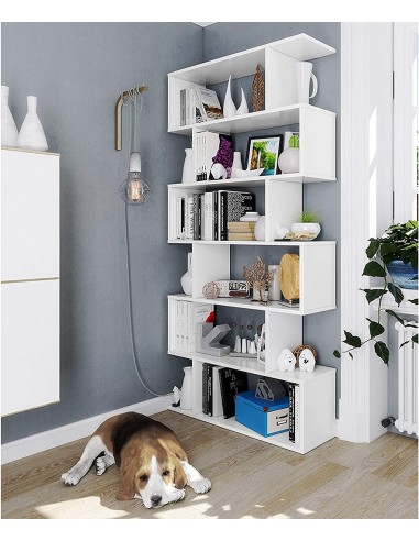 Estantería Alta Minimalista Blanco