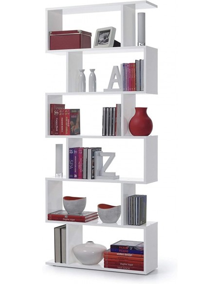 Estantería Alta Minimalista Blanco