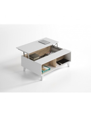 Mesa de Centro Elevable Blanco Cambrian