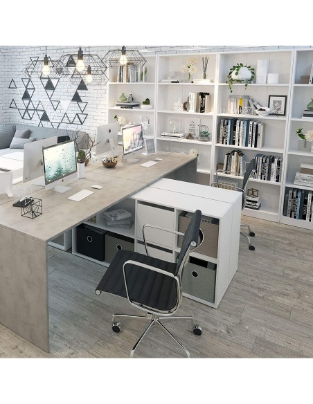 Estanteria de 5 Estantes Moderna Blanco