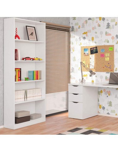 Estanteria de 5 Estantes Moderna Blanco