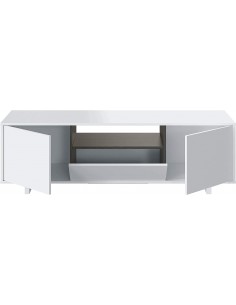 Mueble TV con 3 Puertas Blanco 2