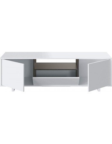Mueble TV con 3 Puertas Blanco