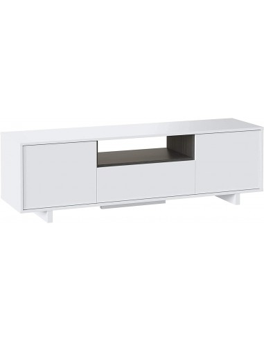 Mueble TV con 3 Puertas Blanco