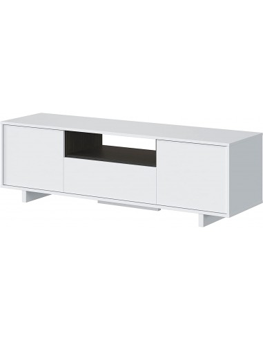 Mueble TV con 3 Puertas Blanco