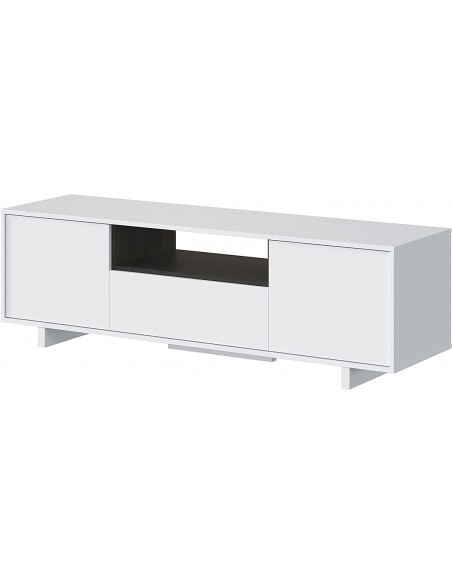 Mueble TV con 3 Puertas Blanco