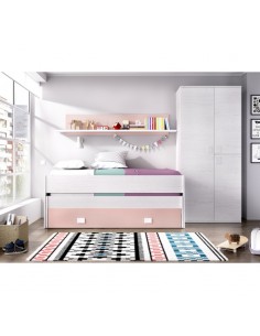 Cama Compacta con 2 Camas +...